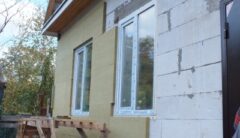 Утепление дома из пеноблока